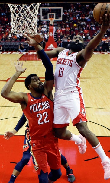Harden has 29, Westbrook has 28 in 126-123 win over Pelicans